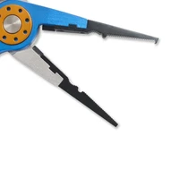 aluminum fishing pliers grip hook remover braid line cutting split ring fish weight fishing tool fishing gear