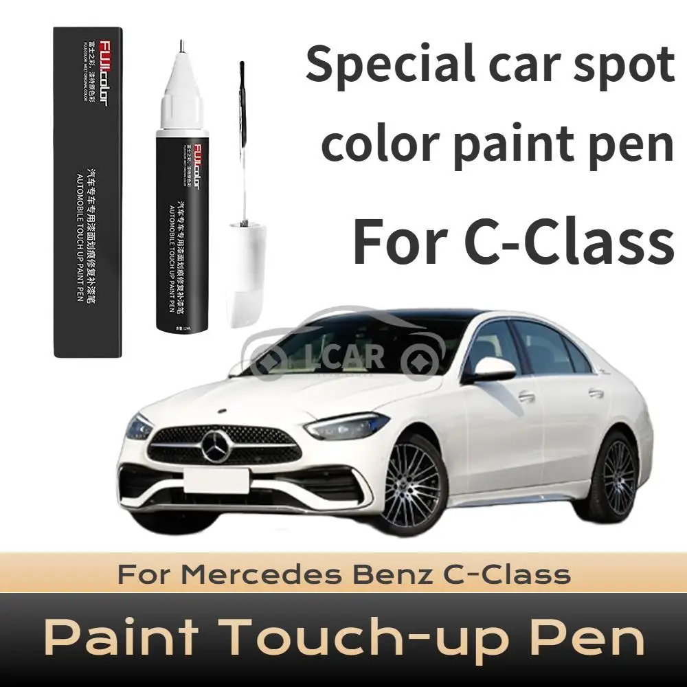 Paint Touch-up Pen For Mercedes Benz C Class Black White Paint Scratch Repair Accessories Car Paint Repair Pen C180 C200 C260
