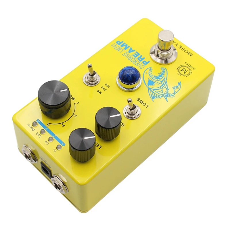 Гитарный предусилитель MOSKYAUDIO LM741 Overdrive педаль с эффектами эффективная функция