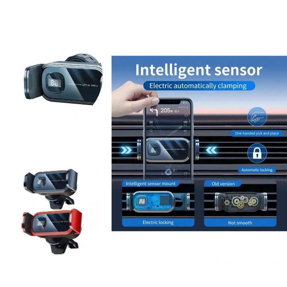 

Practical One-handed Adjustable Auto Induction Car Mobile Phone Stand for Smartphone Car Phone Rack Car Phone Support