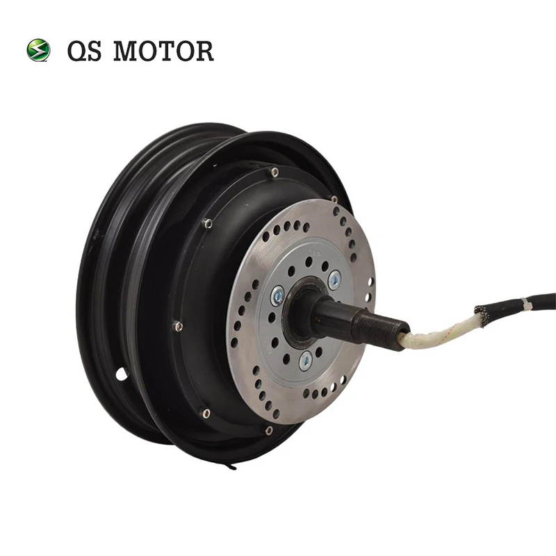 QSMOTOR 10 дюймов 3000 Вт 205 V2 BLDC мотор-концентратор для скутера 48 В до 72 высокого