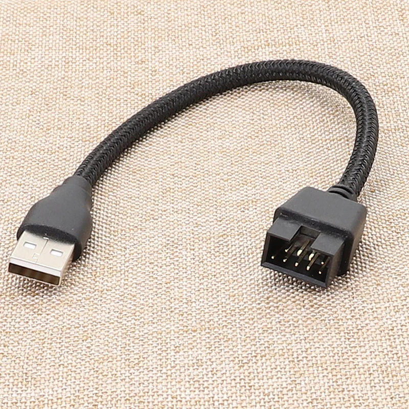 Фото USB A «папа» на 9-контактный разъем «папа» для материнской платы, высокоскоростная передача данных №3