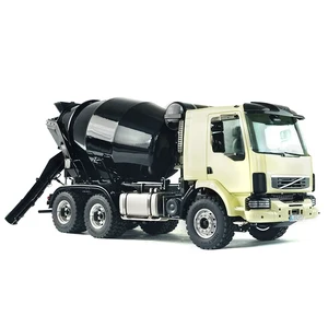90000 точек LESU 1/14 6x6 Металл RC бетономешалка грузовик модель фары