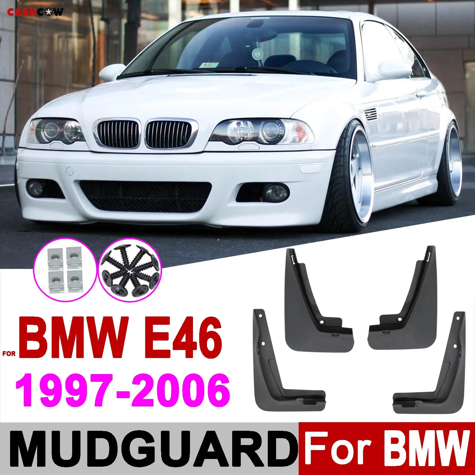 

Брызговики для BMW 3 серии E46 1997-2006, 1998-1999