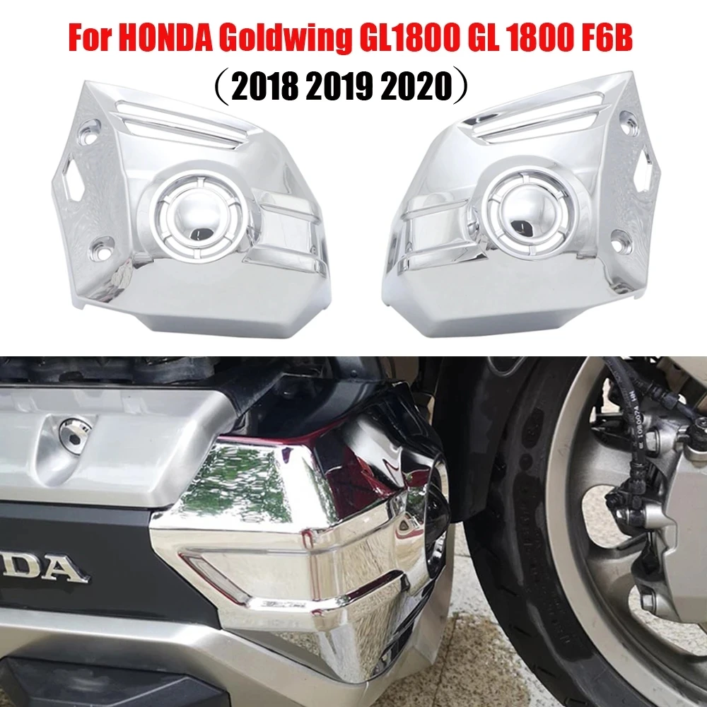 

2 pcs chromed motorcycle lower hood cover for For HONDA Goldwing GL1800 GL 1800 F6B 2018 2019 2020 motorcycle accessories