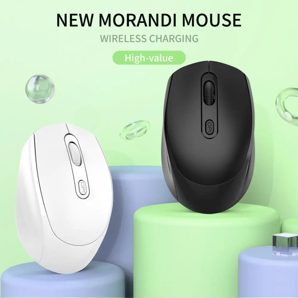 

For Gamers Mute Mouse Ergonomics Optical Mice 1600 Dpi Wireless Gaming Mouse Portable Rechargeable 2.4g Wireless Mouse