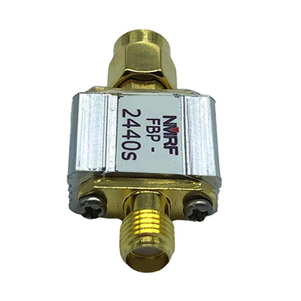 

2.4G 2440MHz Bandpass Filter Dedicated For WiFi Bluetooth Anti-jamming FBP-2440s SMA-M/SMA-F Interface Filter Singal Parts