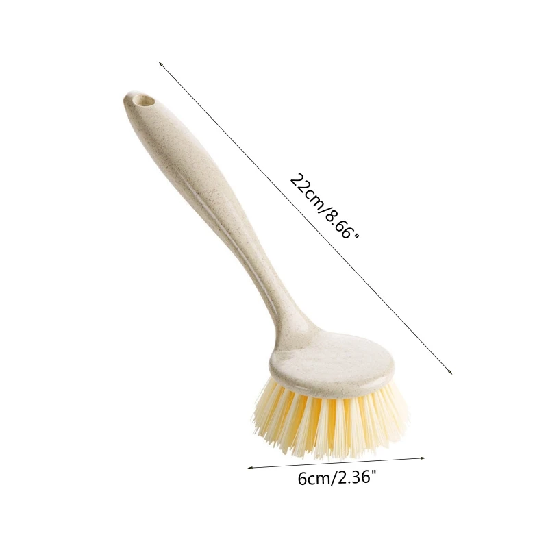 Kitchen Cleaning Brush Long Handle Pan Pot Brush Multifunctional Plate Bowl Dish Washing Brushes Stain Removal Household M68E images - 6
