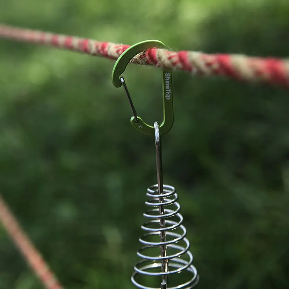 Многоцветная безопасная Пряжка из алюминиевого сплава брелок карабин для