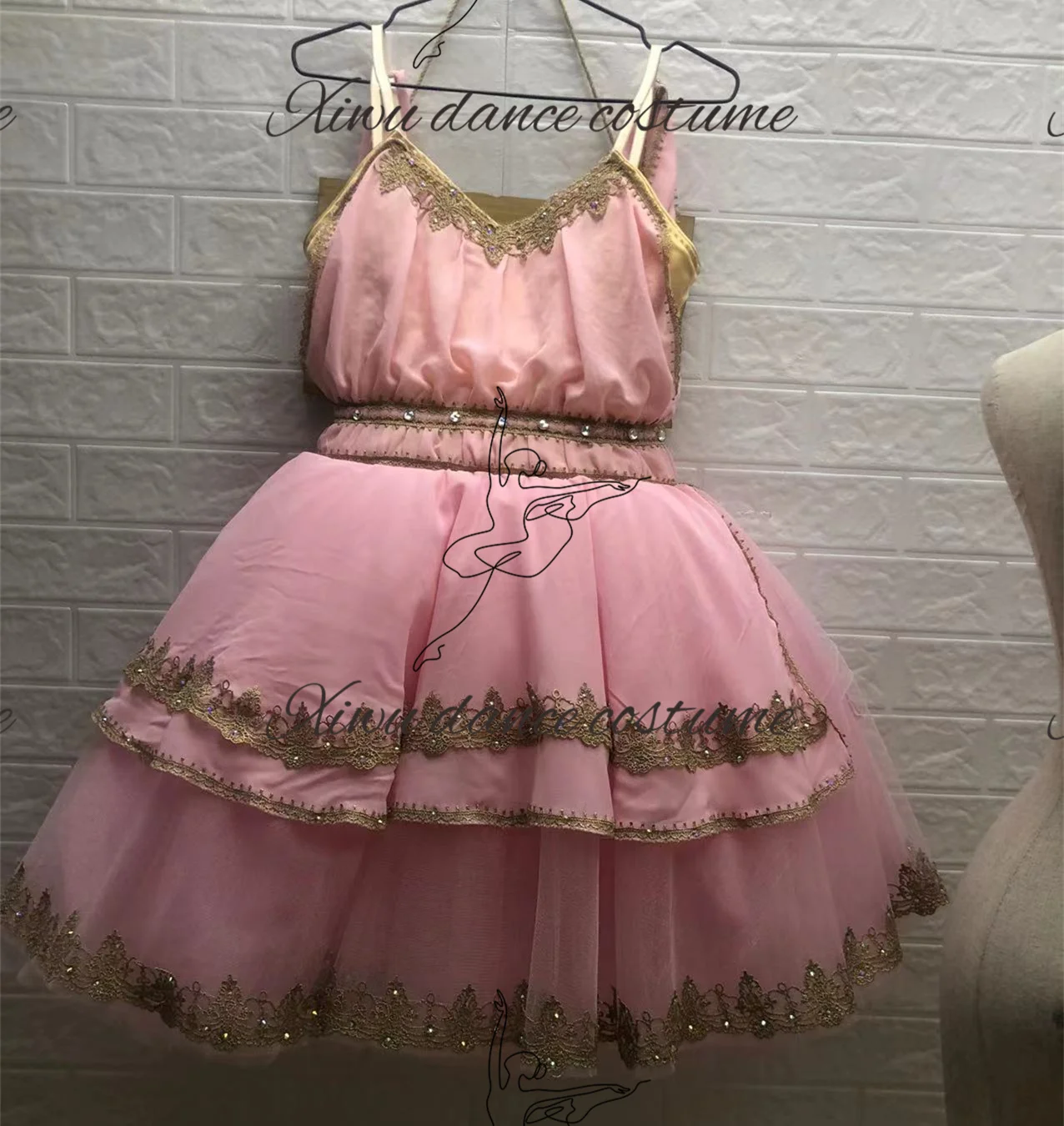 Женская Изысканная одежда для выступлений размера на заказ детей и девочек