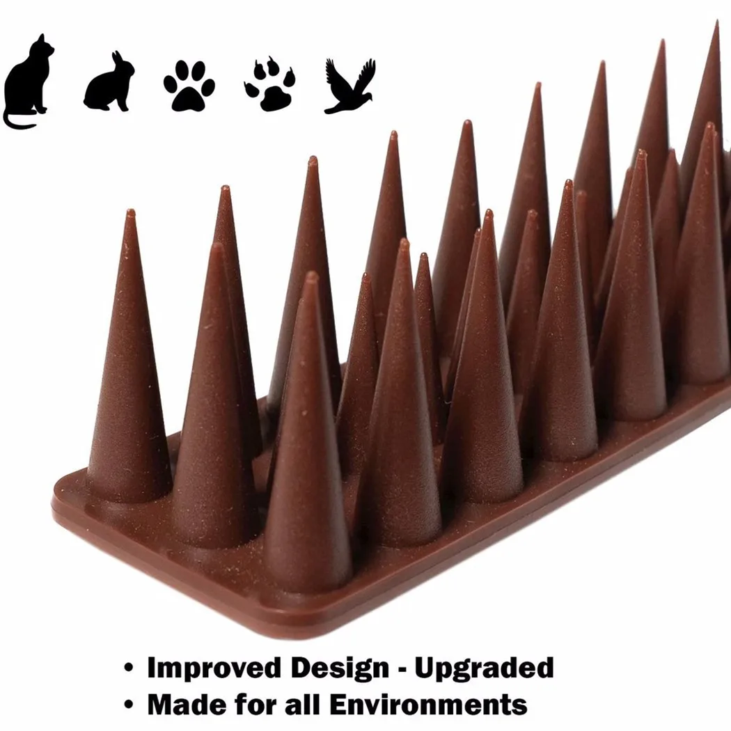 

Spike Defender 3.5CM Hight Bird Spike Repellent Spike For Bird And Cat Anti-Climbing Defender 40CM High-quality Plastic