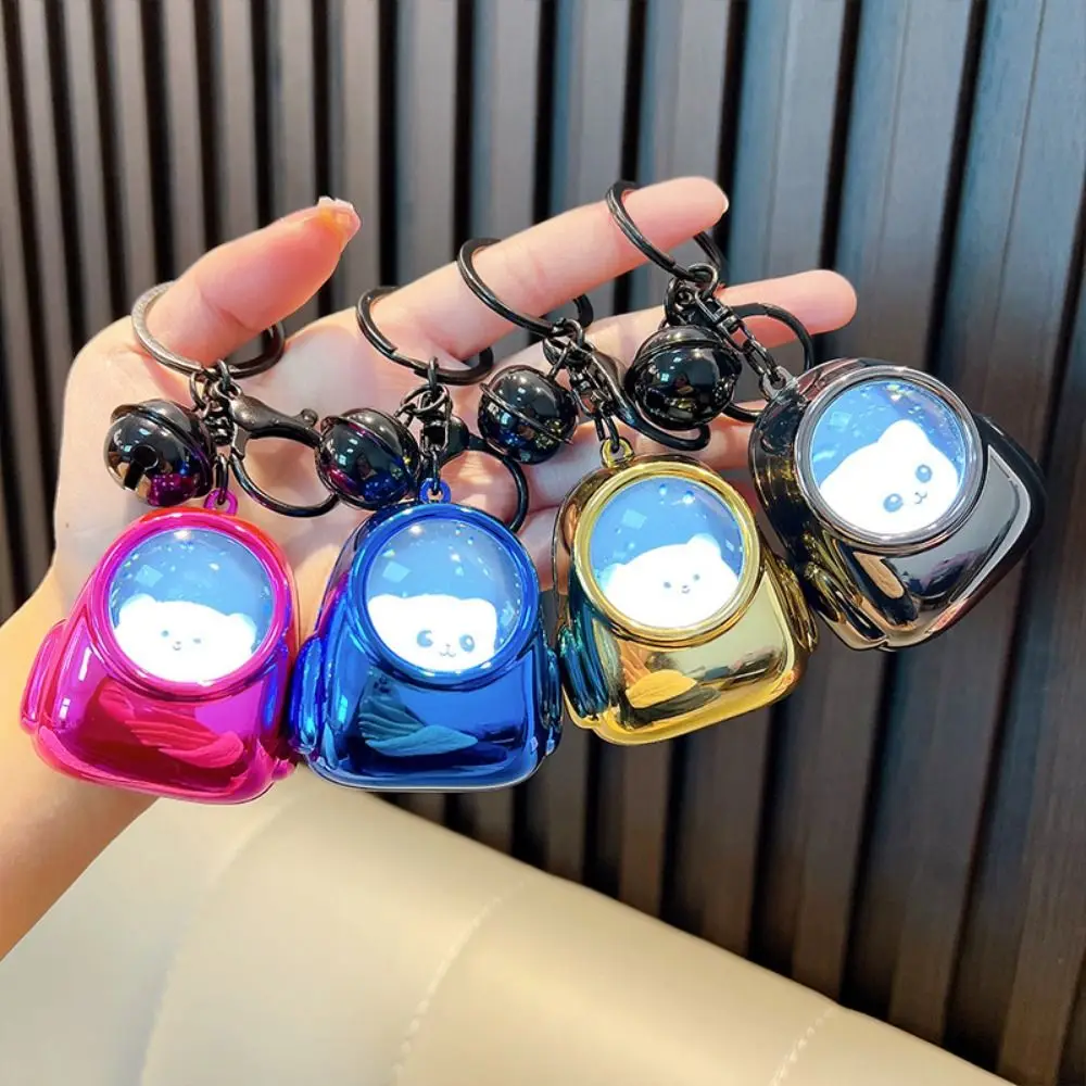 Светоизлучающий брелок с изображением кота и медведя окружающий свет сумка