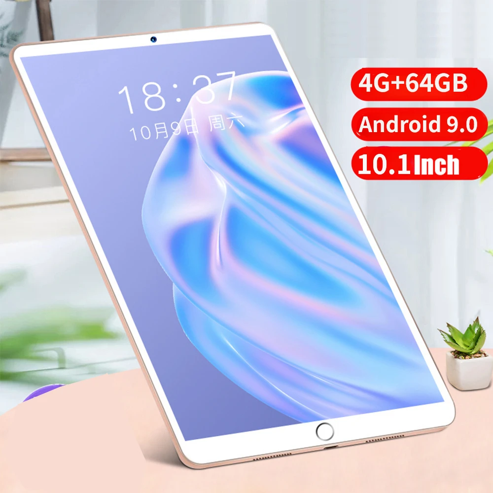 

10.1 Inch Android 9.0 Tablet PC 4G+64GB 4G Call Phone Tablet Octa-core 4G WiFi Online Learning Machine Large Screen Tablet