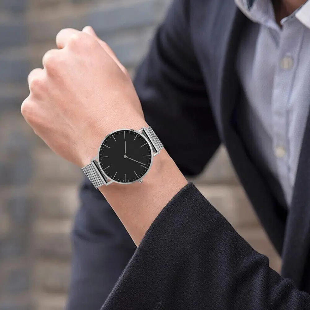 

Кварцевые наручные часы широко используемые Антикоррозийные изысканные кварцевые наручные часы из нержавеющей стали с точным временем