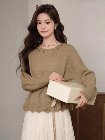 Женский пуловер ALXNAN  L58550