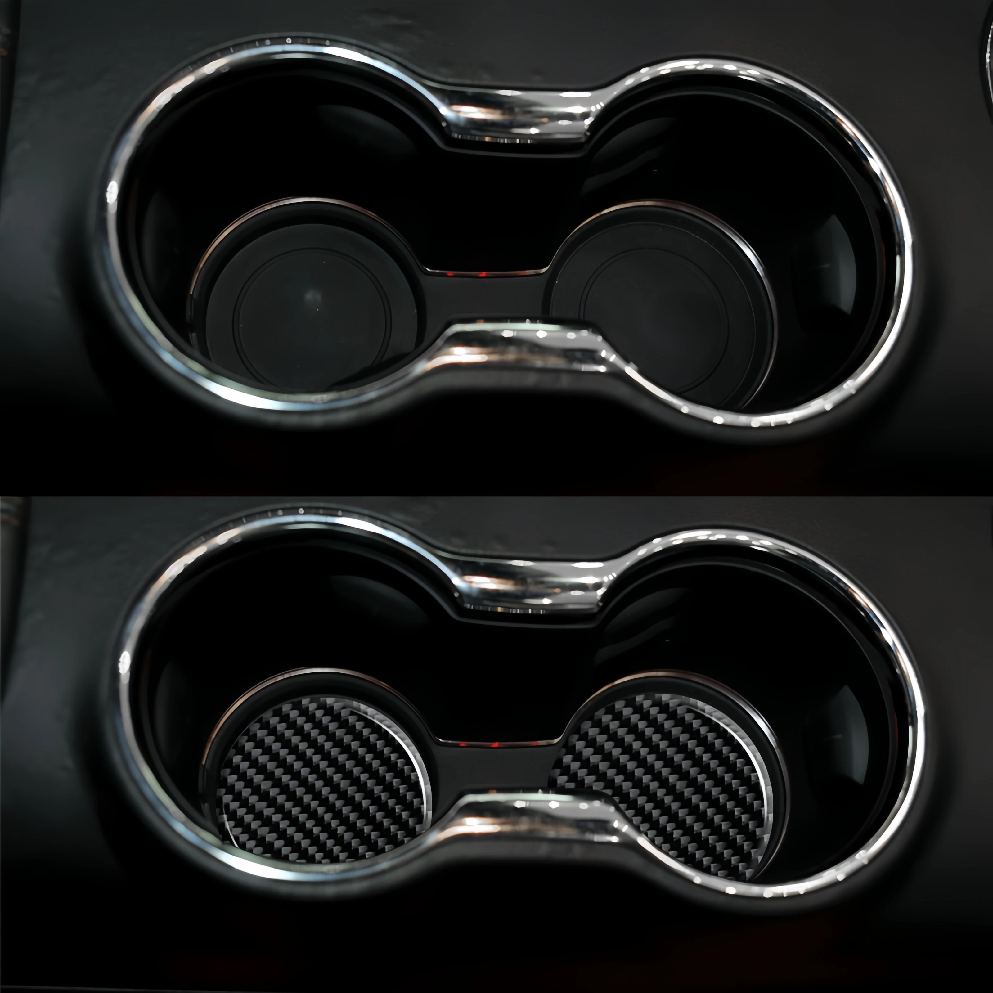 Для Ford Mustang 2015-2020 прокладка из углеродного волокна для внутренней отделки