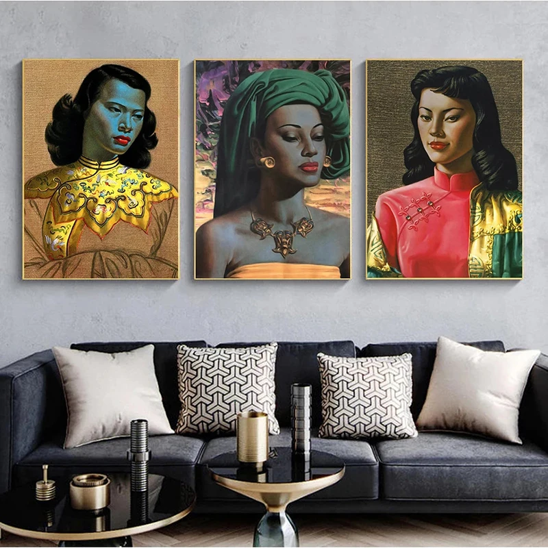 Tretchikoff постер для творчества винтажная БАЛИЙСКАЯ девушка настенное искусство