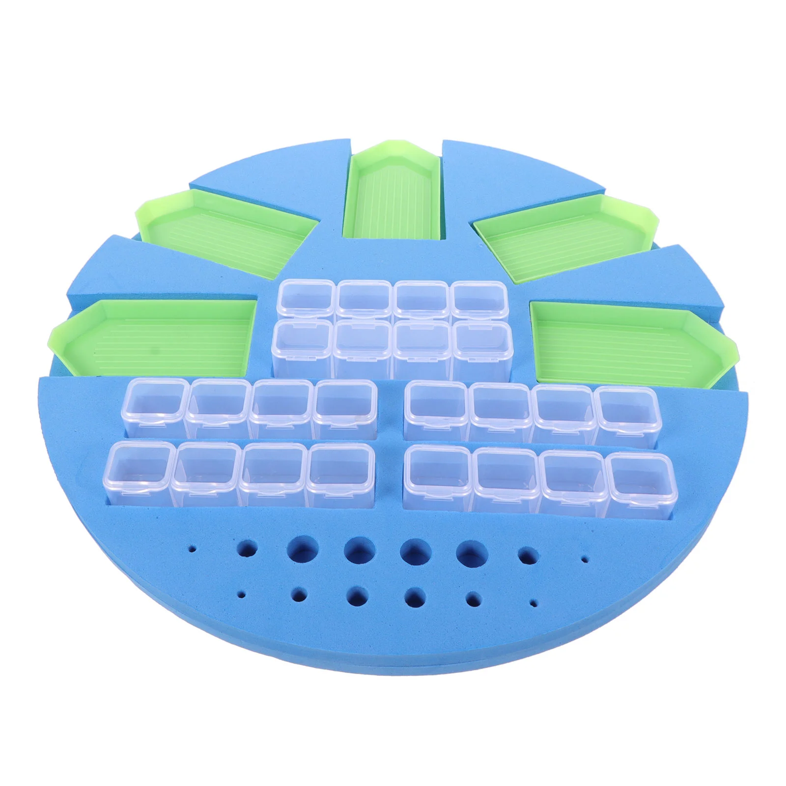 

Diamond Tray Tools Holder Storage Drill Painting Organizer Embroidery Trays Containers Plate Container Pen Drawing Diy Jar Boxes