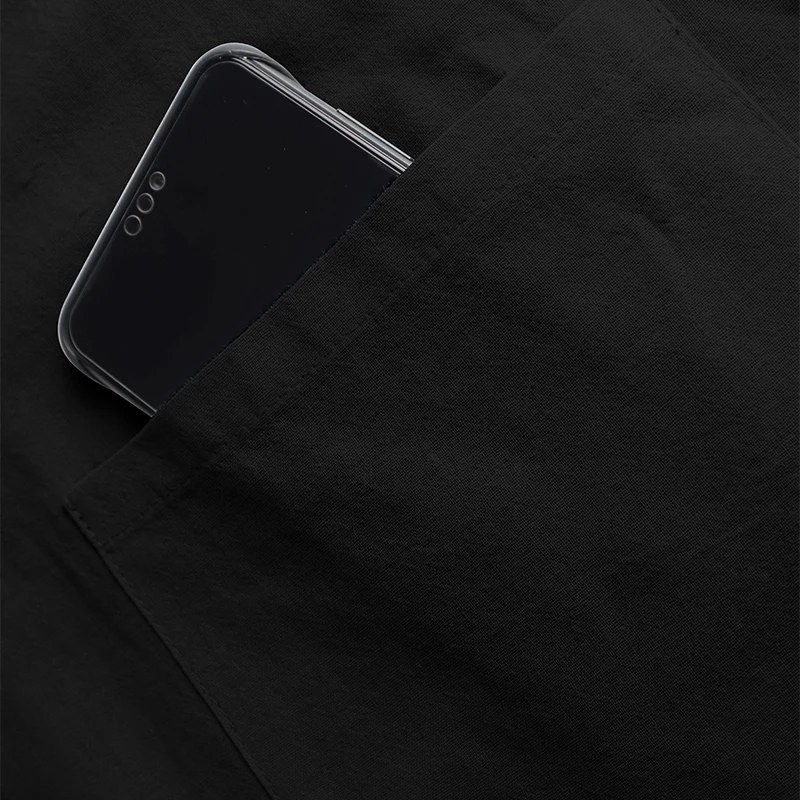 Мужской льняной хлопковый кафтан Jubba Thobe с длинными рукавами и карманами в