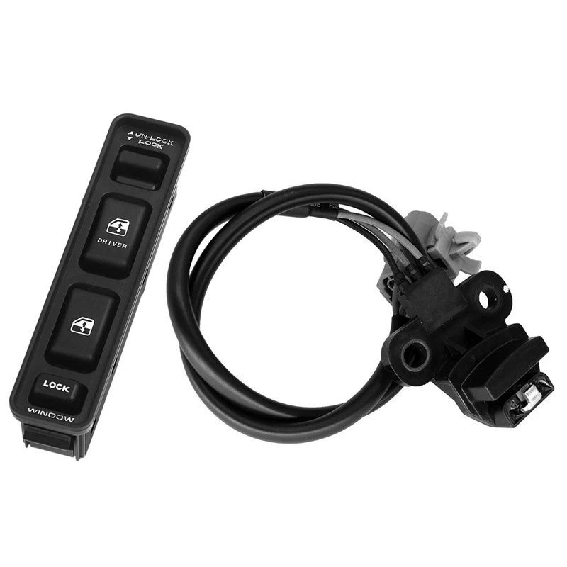 

2 Pcs Car Accessories: 1 Pcs Master Control Power Window Switch & 1 Pcs Engine Crank Shaft Pulley Sensor
