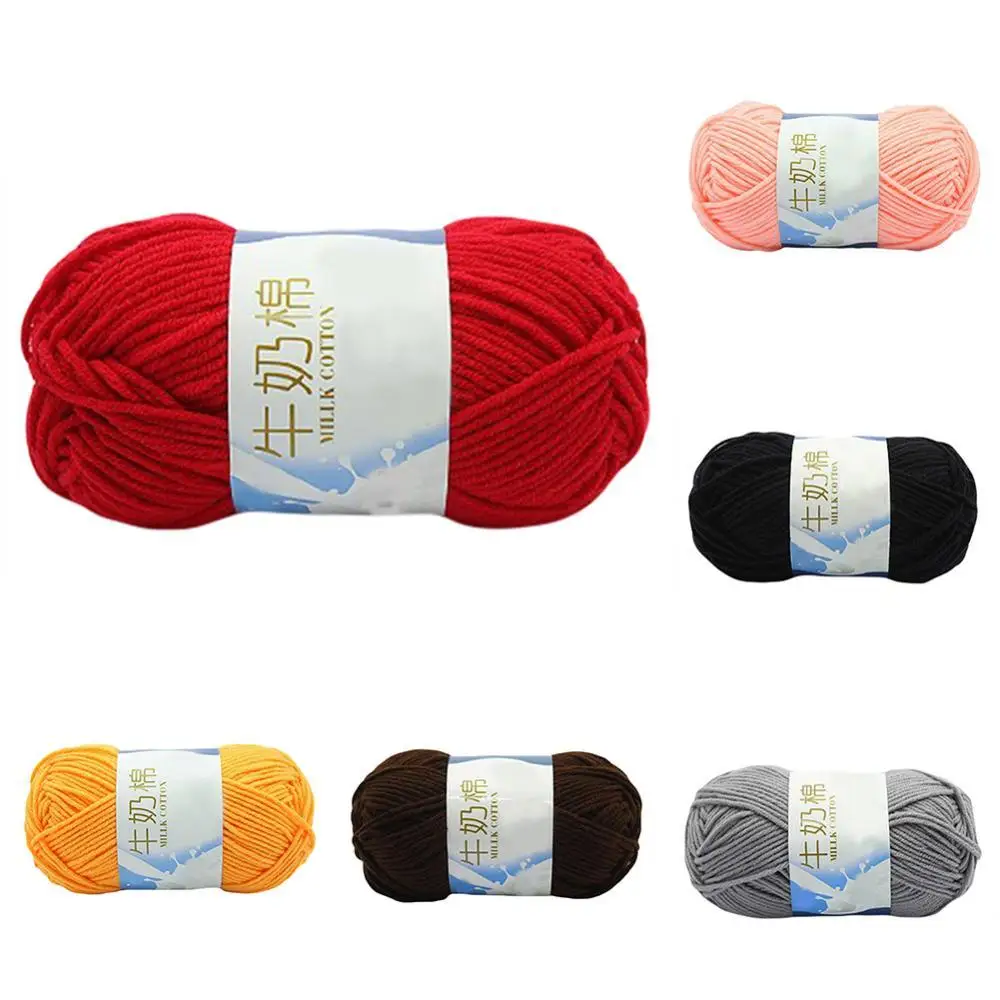

Woolen Yarn Cotton Yarn Cloth 50g Blend Crochet Knitting Baby Clothes Scarf Hat Sweater Woolen Yarn