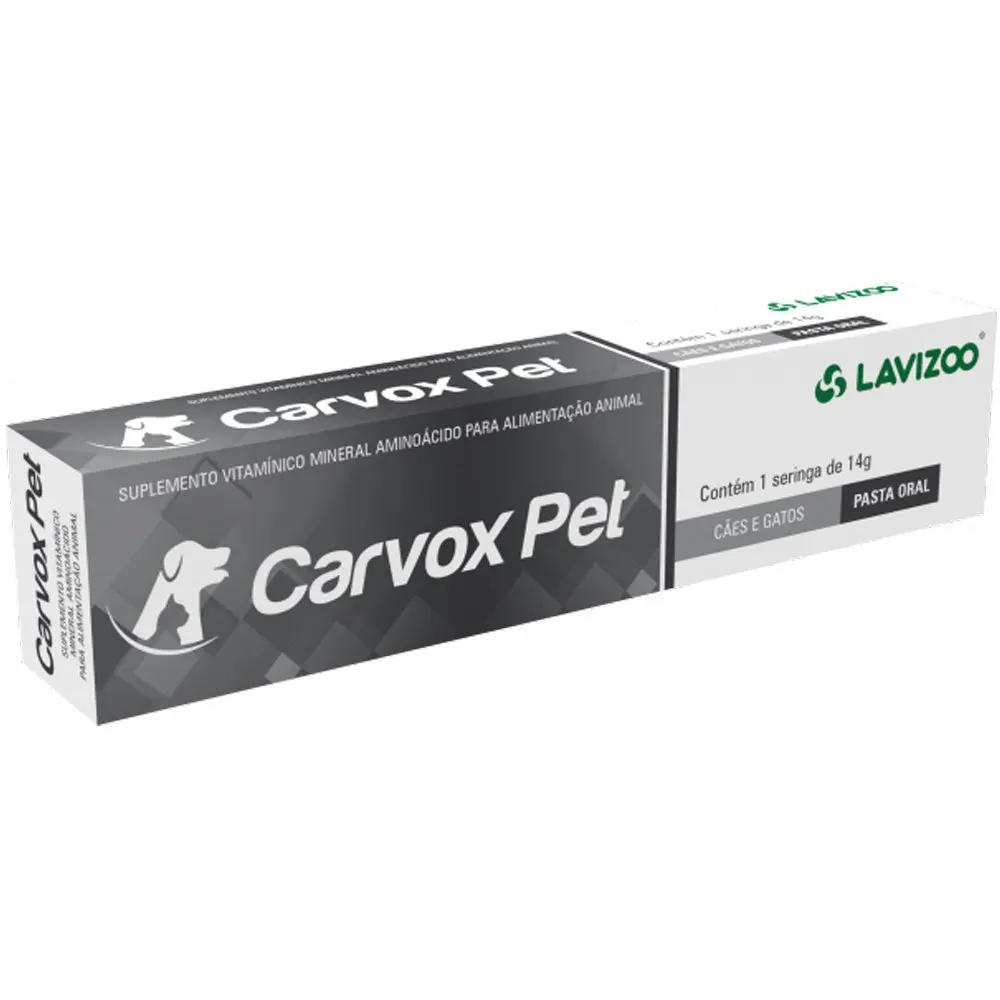 

Carvox Pet Gel Activated Charcoal In Gel For Dogs And Cats 10g