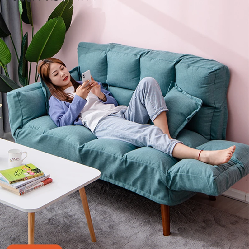 

European Living Room Sofa Nordic Luxury Changeable Wooden Italian Arm Long Sofa Bed Folding Modern Canape Salon Home Furnitures