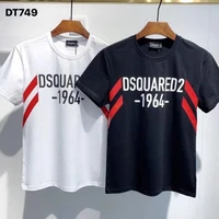 2022 menwomen fashion city printing letters dsquared2 classic slim t shirt short sleeved trend dt749