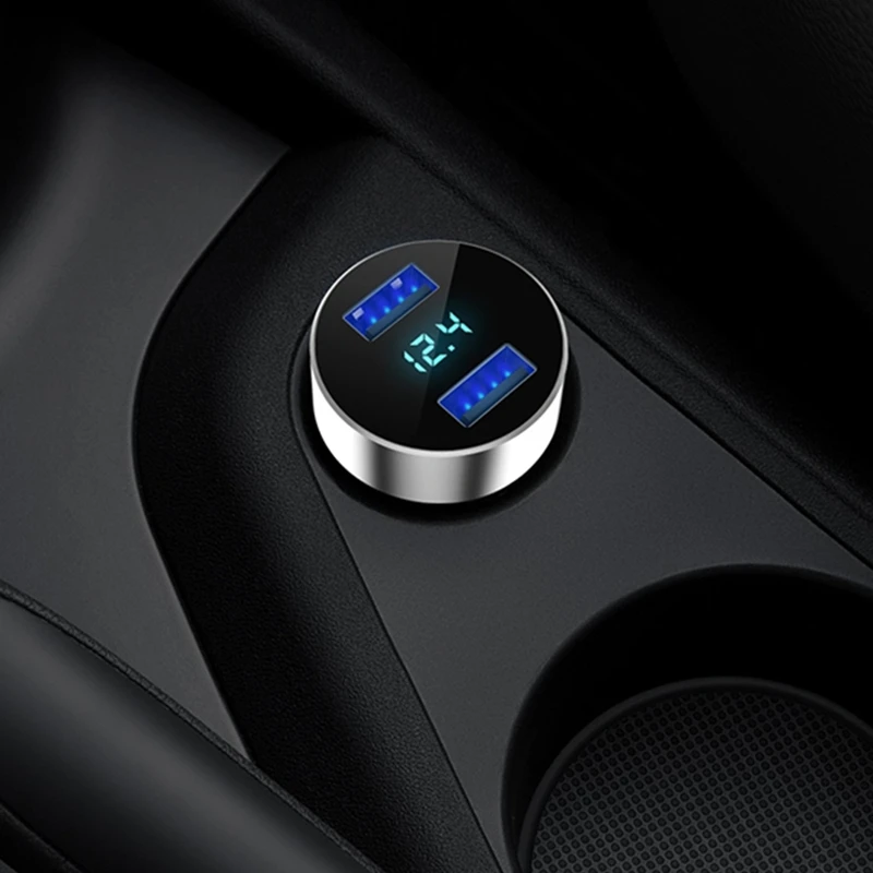 Автомобильные зарядные устройства с 2 портами USB 3 1 А 5 В для seat leon kia forte tiida chevrolet corsa