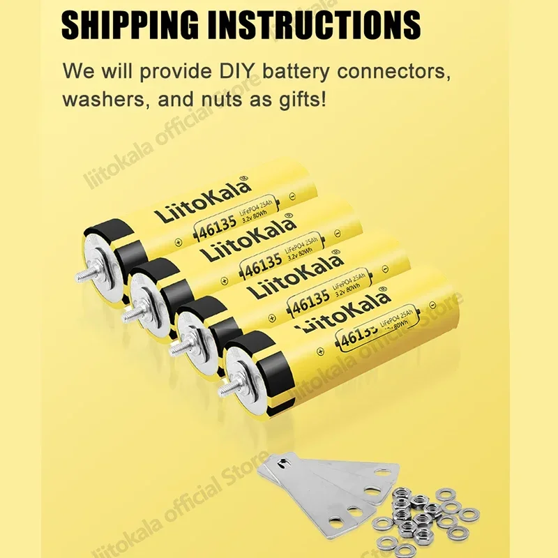 Аккумуляторная батарея LiitoKala 3 2 в 25 Ач 12 В 24 48 32 шт.