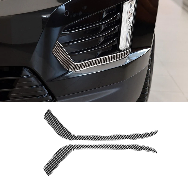 

Наклейка на передсветильник противотуманную фару из углеродного волокна для Cadillac XT5 2016 2017 2018 2019 2020, автомобильные аксессуары