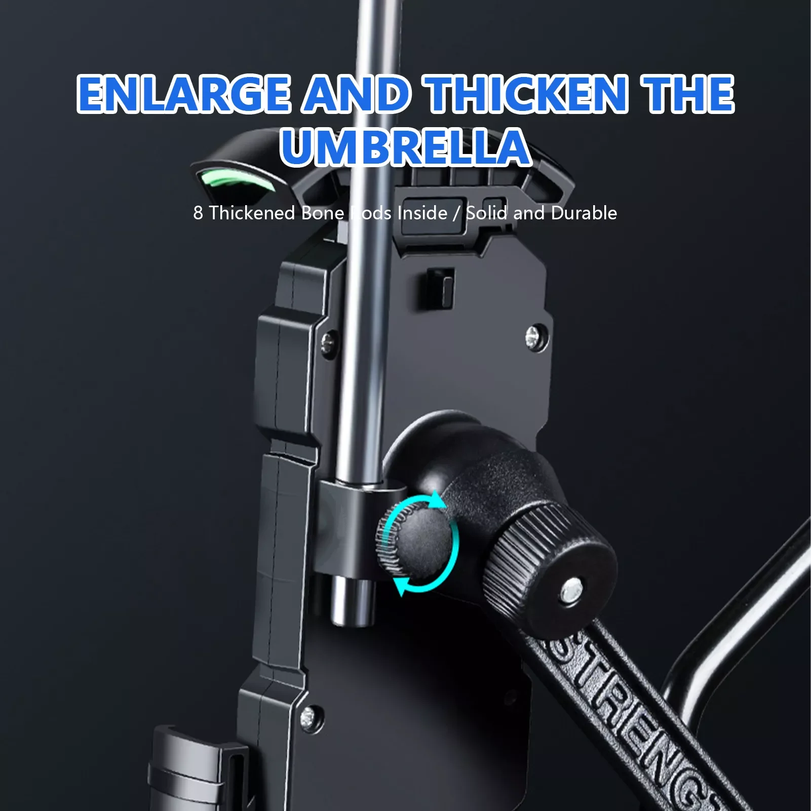 

NEW2023 Bike Holder With Umbrella Novel Holder With Sunshade Umbrella Mobile Mount Holder Anti-Refection Block Glare