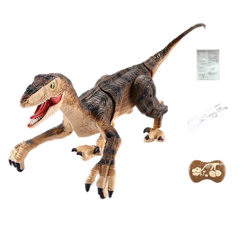 

Rc Dinosaur Electric Walking Raptor Velociraptor Kids Toy Intelligent Animal Simulation Remote Control Dinosaur