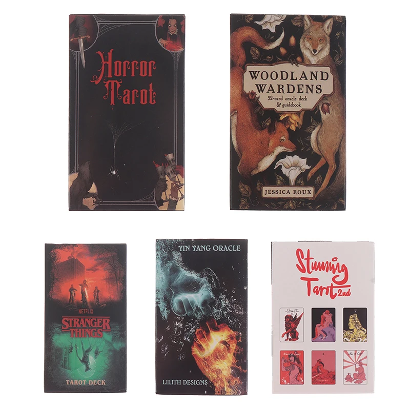 

Woodland Wrdens Tarot Horror Tarot Stranger Things Tarot Yin Yang Oracle Card Prophecy Divination Deck Family Party Board Game