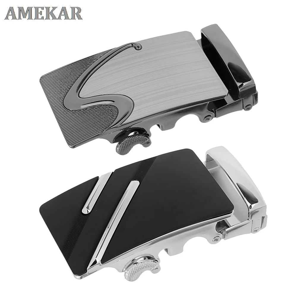 

Модная мужская деловая Автоматическая пряжка из сплава, уникальные мужские пряжки для ремня с зубчатым наконечником, 8 см * 4 см, мужские аксе...