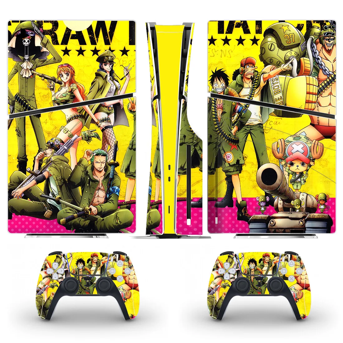 Новинка стикеры в стиле аниме Luffy Gear 5 PS5 Обложка для консоли и 2 контроллера