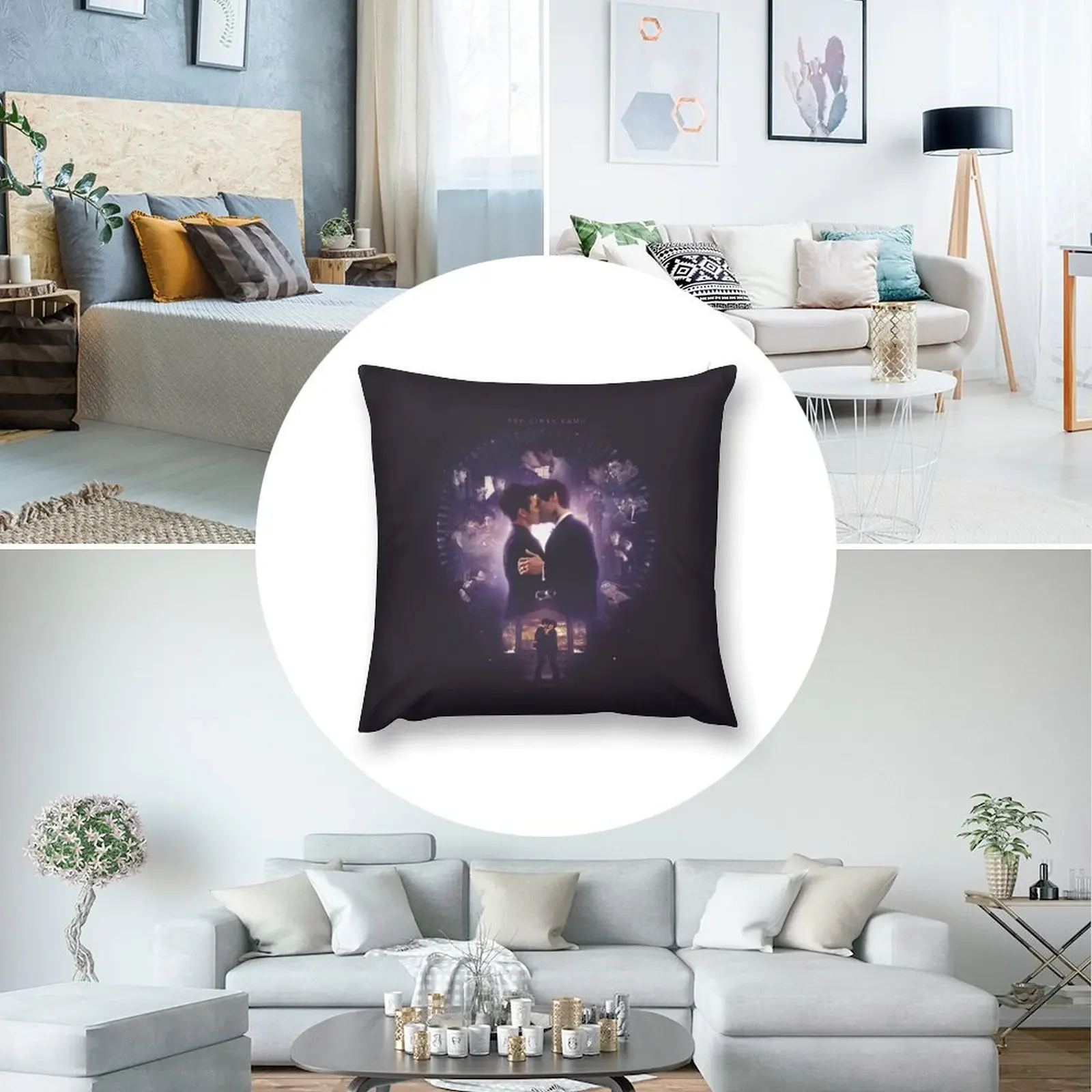 Aku Cinta فا Brug Poduszka do rzucania Ozdobna poduszka Poduszki Home Decor
