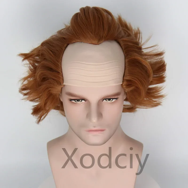 Фильм Стивен Кинг Это Пеннивайз Клоун Джокер Парик Косплей Коричневые Короткие