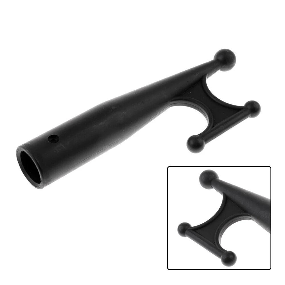 

Part Boat Hook Tough Yacht Strong Top 1 Pcs 20cm Long Accessory Black Fishing Kayak For Marine Mooring Durable