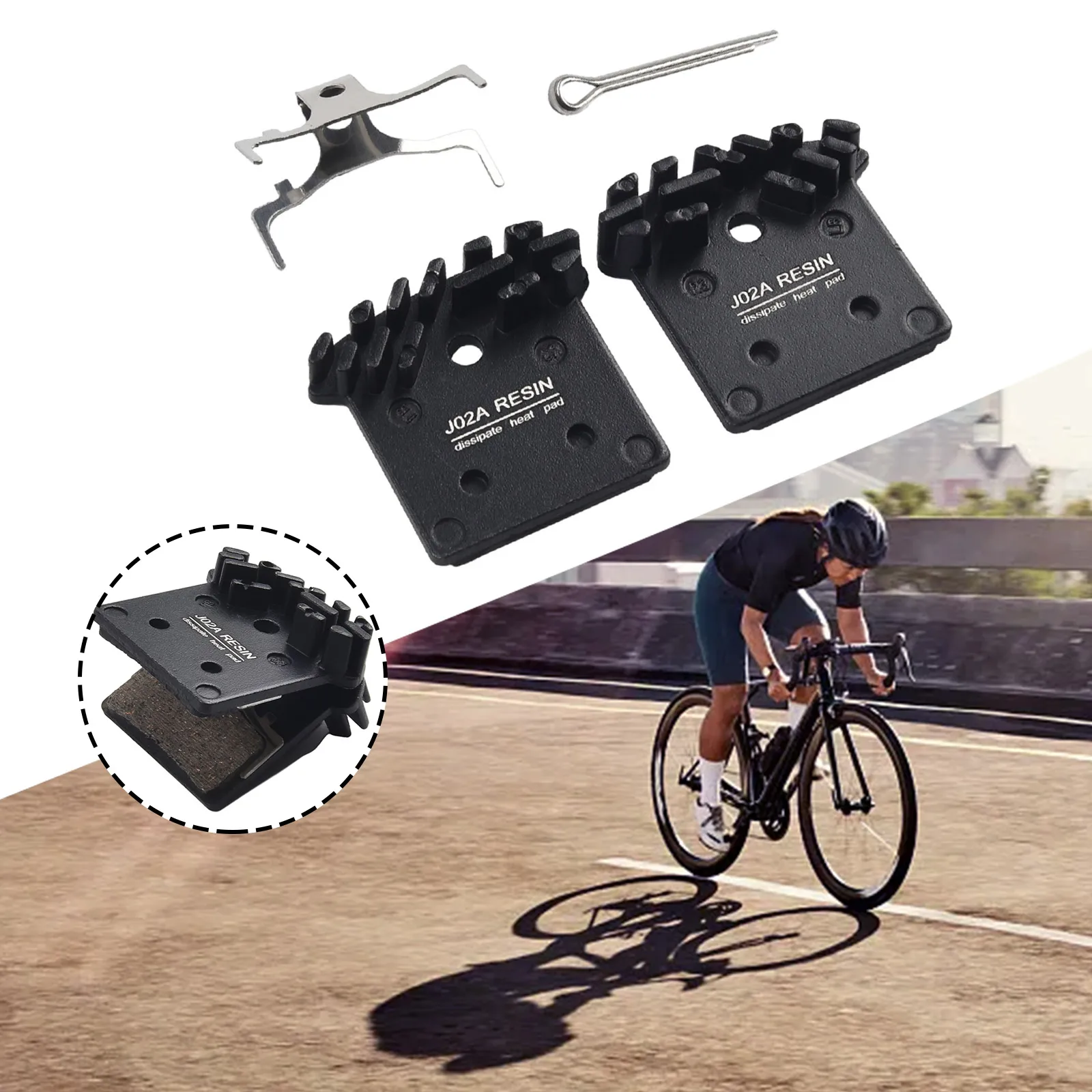 Совершенно новые тормозные колодки диск для BRM615 BR-M985 BR-M8000 запасные части 1 пара 2