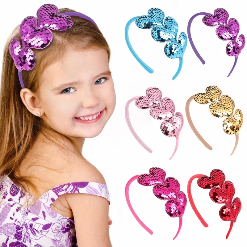 Sequins Headband Kids Hair Accessories Children Headwear Gift