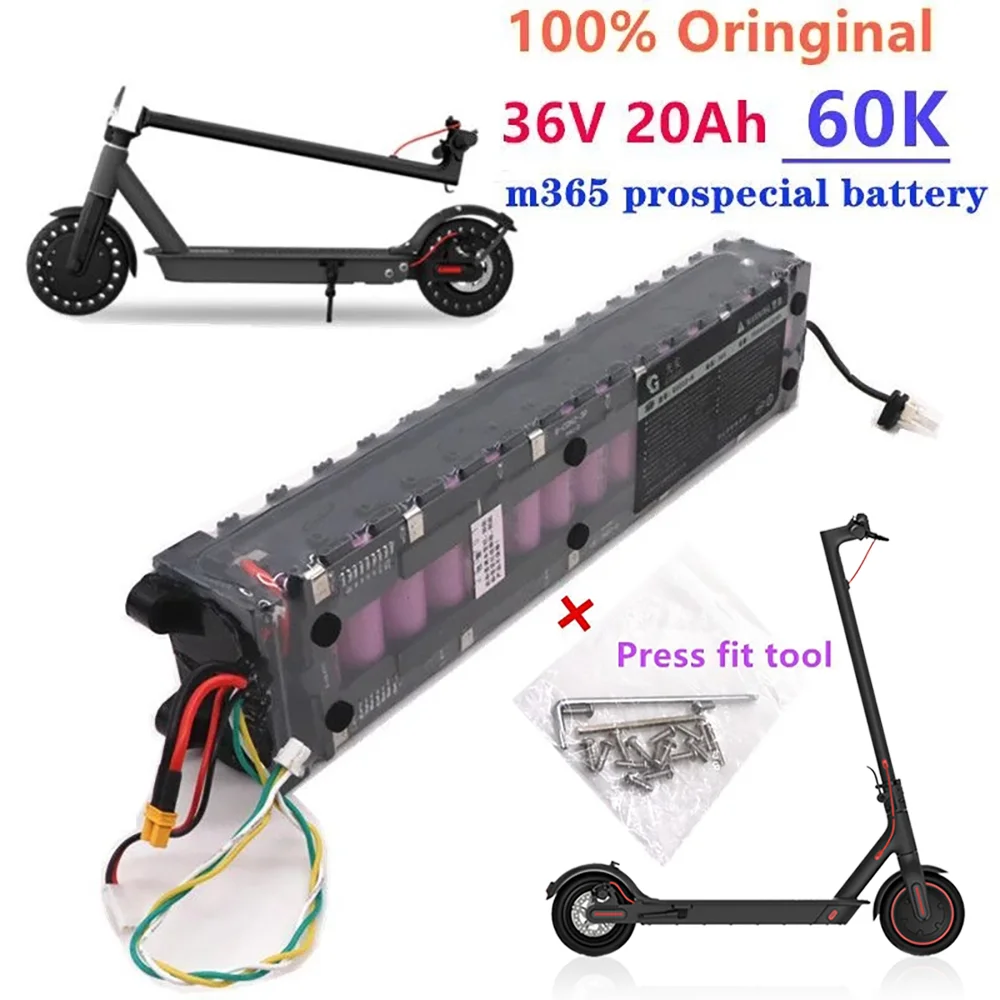 

10S3P 36V 20Ah Xiaomi M356 Special 18650 Lithium Battery Pack 20000mAh 60km With Waterproof Bluetooth Communication