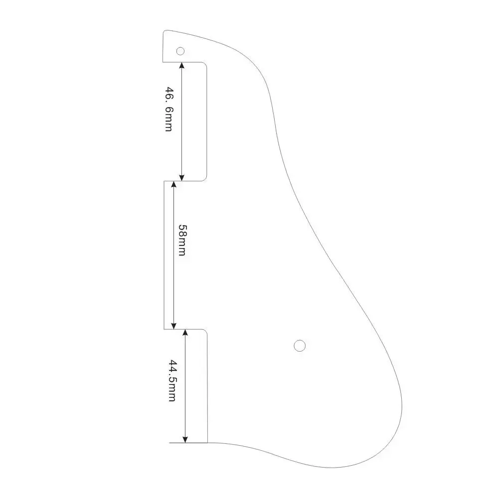 Защитная пластина для электрогитары ES 335 и 339 3-слойная накладка гитары запасные