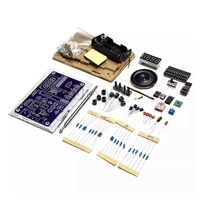 

HU-017A FM Radio RDA5807S Kit Set Electronic DIY 87-108MHz Inc Shell Solder Kit