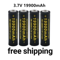 100 new 3 7v 18650 19900mah high capacity batteries li ion lithium battery for flashlight battery