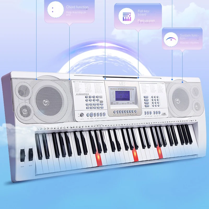 

Portable Piano Digital Musical Keyboard White Electronic Piano 88 Keys Controller Keyboard Sintetizador Electronic Instruments