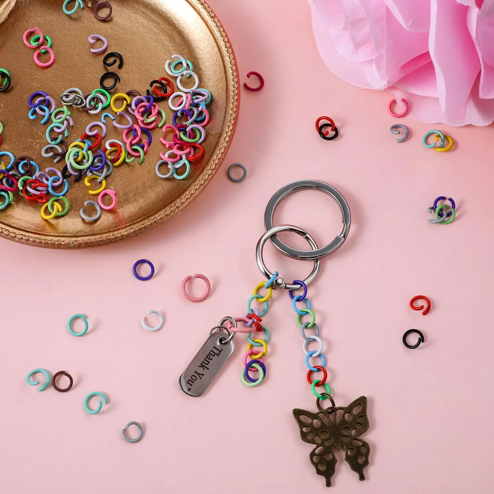 Цветные кольца для прыжков 200 шт