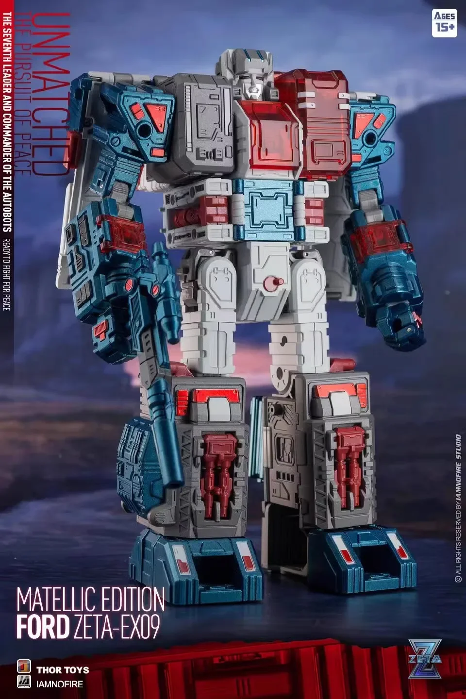 В НАЛИЧИИ Трансформация ZETA TOYS EX-09 EX09 Fortress Maximus MATELLIC EDITION Фигурка Коллекция роботов