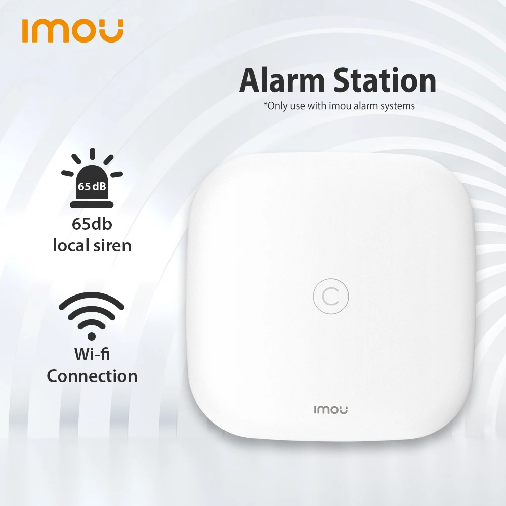 

Dahua Imou Alarm Station With Airfly Wired or Wireless Connection Supports Up to 32 Detectors The Center of a Smart Alarm System