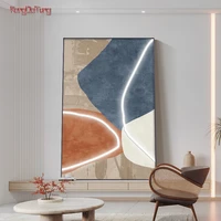modern abstract indoor light strip painting led wall lamp for living room dining room sofa bedside kitchen floor decoration